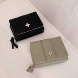 ビジューワンポイントパターンミニ財布