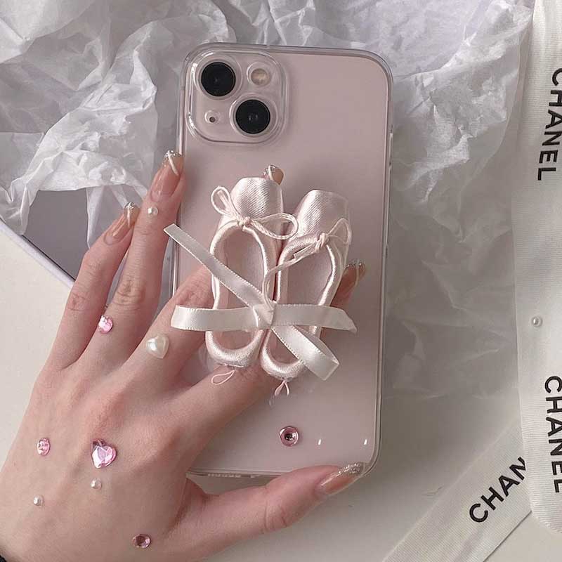 バレエトゥシューズiPhoneケース