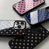 アンニュイドットパターンiPhoneケース