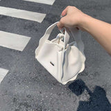 スカラップミニバケットバッグ