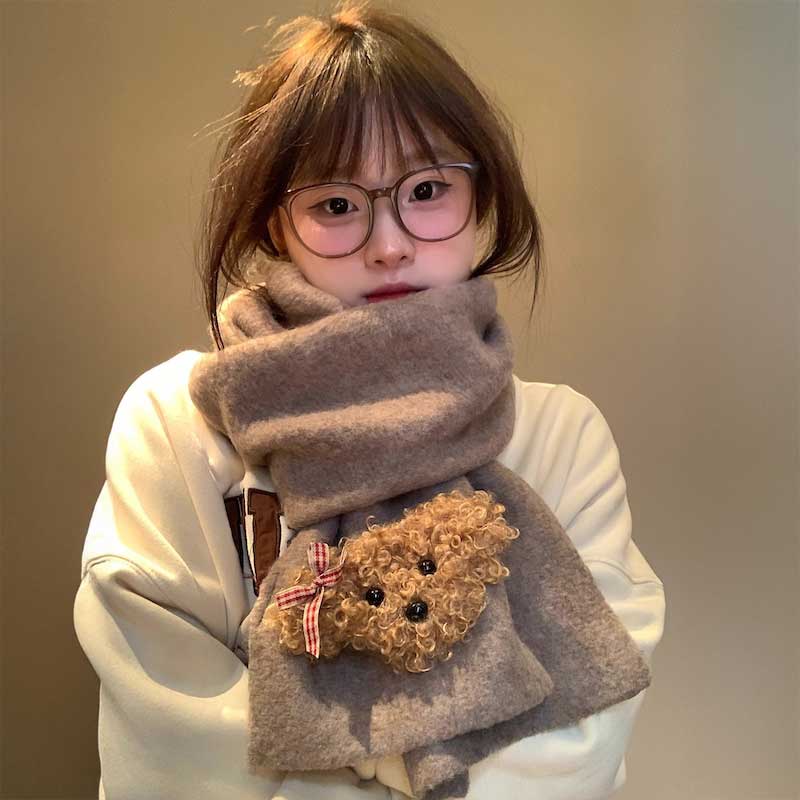 プードルフェイスマフラー