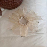 ビジューオーガンジーシュシュ