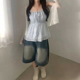 シャーリングキャミソールチュニック