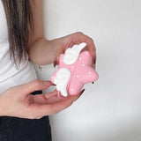 3DシリコンエンジェルAirPodsケース