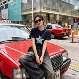 ネイビードットスターTシャツ