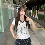 エンジェルスターVネックTシャツ