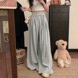 サイドリボンリラックスワイドパンツ