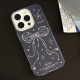 リボンラインドットiPhoneケース