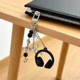 ヘッドホンモチーフシルバーチャーム