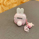 うさ耳ドットAirPodsケース