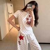 スターパッチTシャツ&スウェットパンツSET