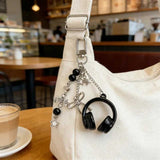 ヘッドホンモチーフシルバーチャーム