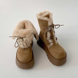 2wayレースアップファームートンブーツ