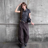 ルーズワイドワーキングカーゴパンツ