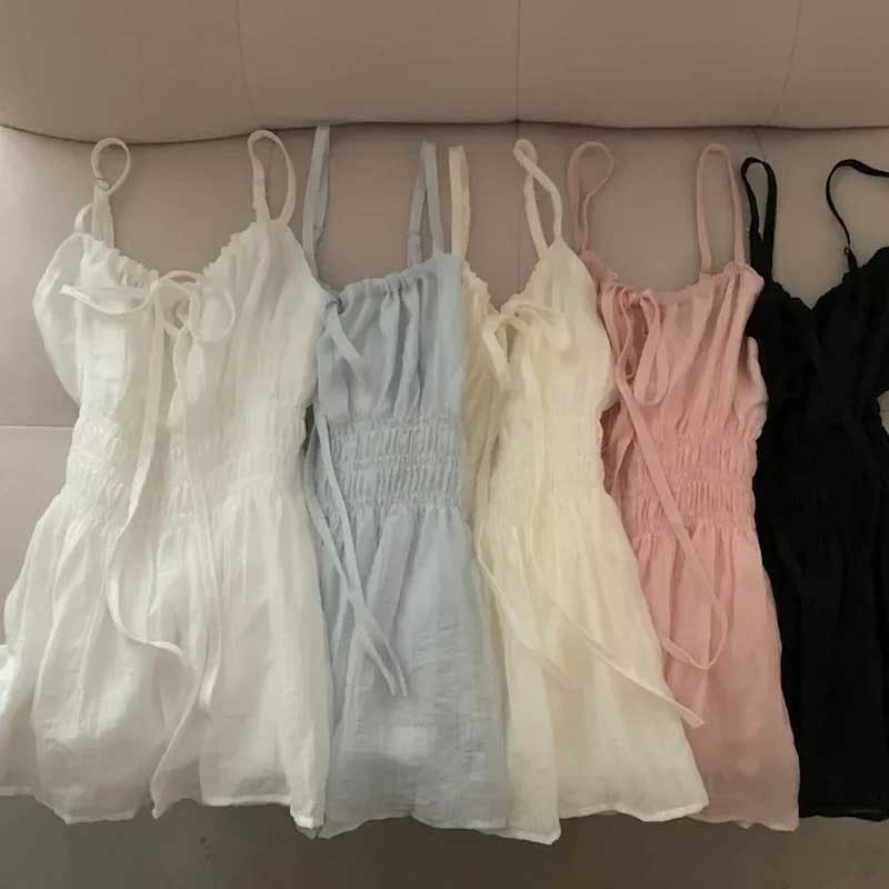 シャーリングキャミソールチュニック