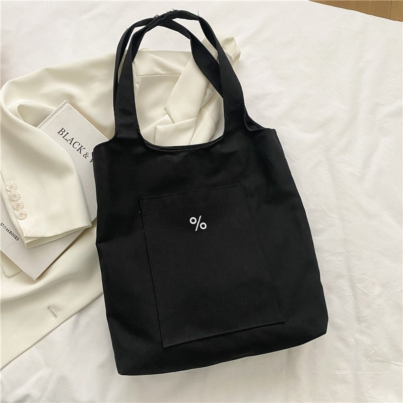 シックロゴキャンバストートバッグ