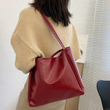 シンプルレザートートバッグ