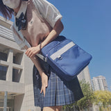 シンプルショルダースクールバッグ