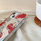 ミラーチェリーiPhoneケース