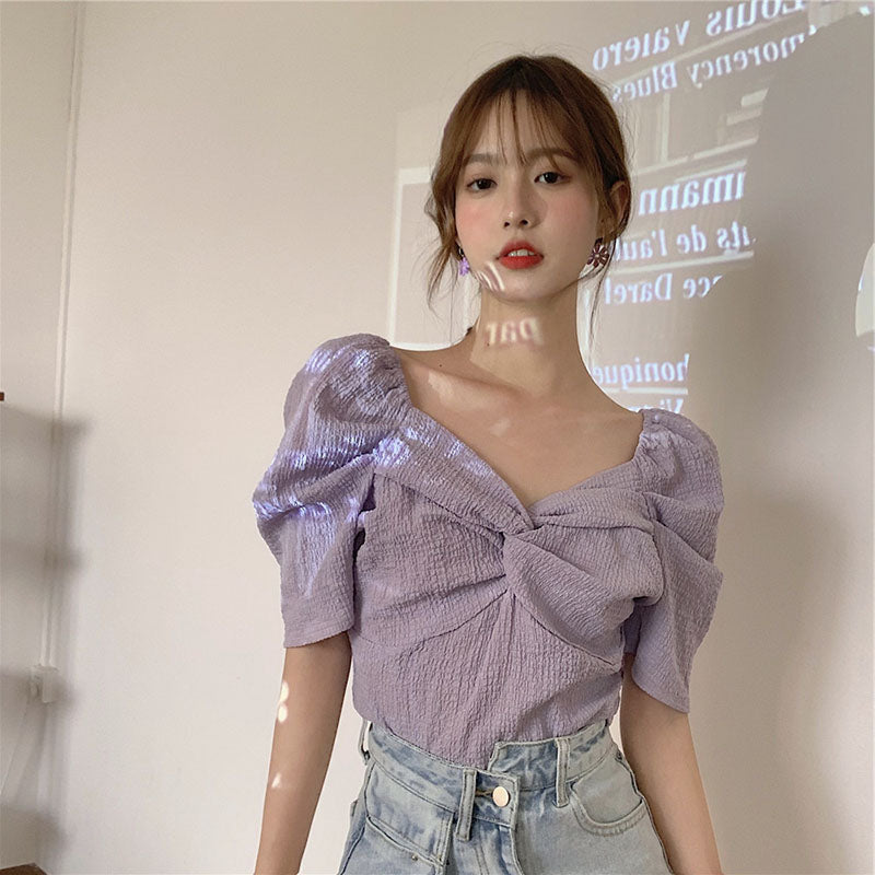 ツイストパフリネントップス