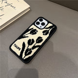 チューリップタフティングiPhoneケース