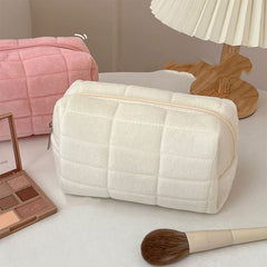 ブロックキルティングポーチ