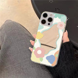 フラワーグラフィックiPhoneケース