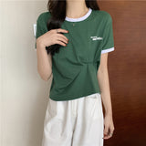 シンプルロゴリンガーTシャツ