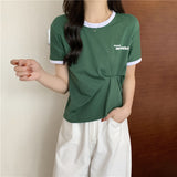 シンプルロゴリンガーTシャツ