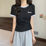 シンプルロゴリンガーTシャツ