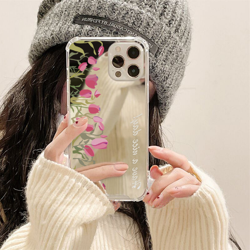 ミラーチューリップiPhoneケース