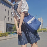 シンプルショルダースクールバッグ