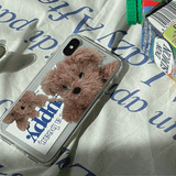 クリアプードルiPhoneケース